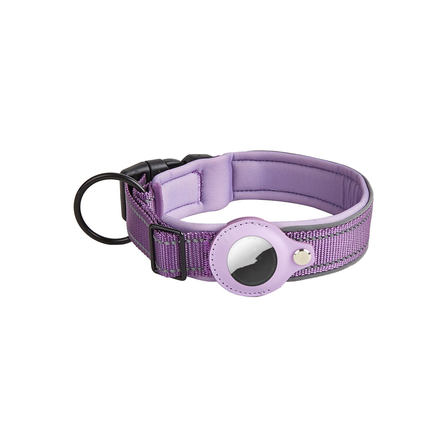 Premium Leather Airtag Dog Collar
