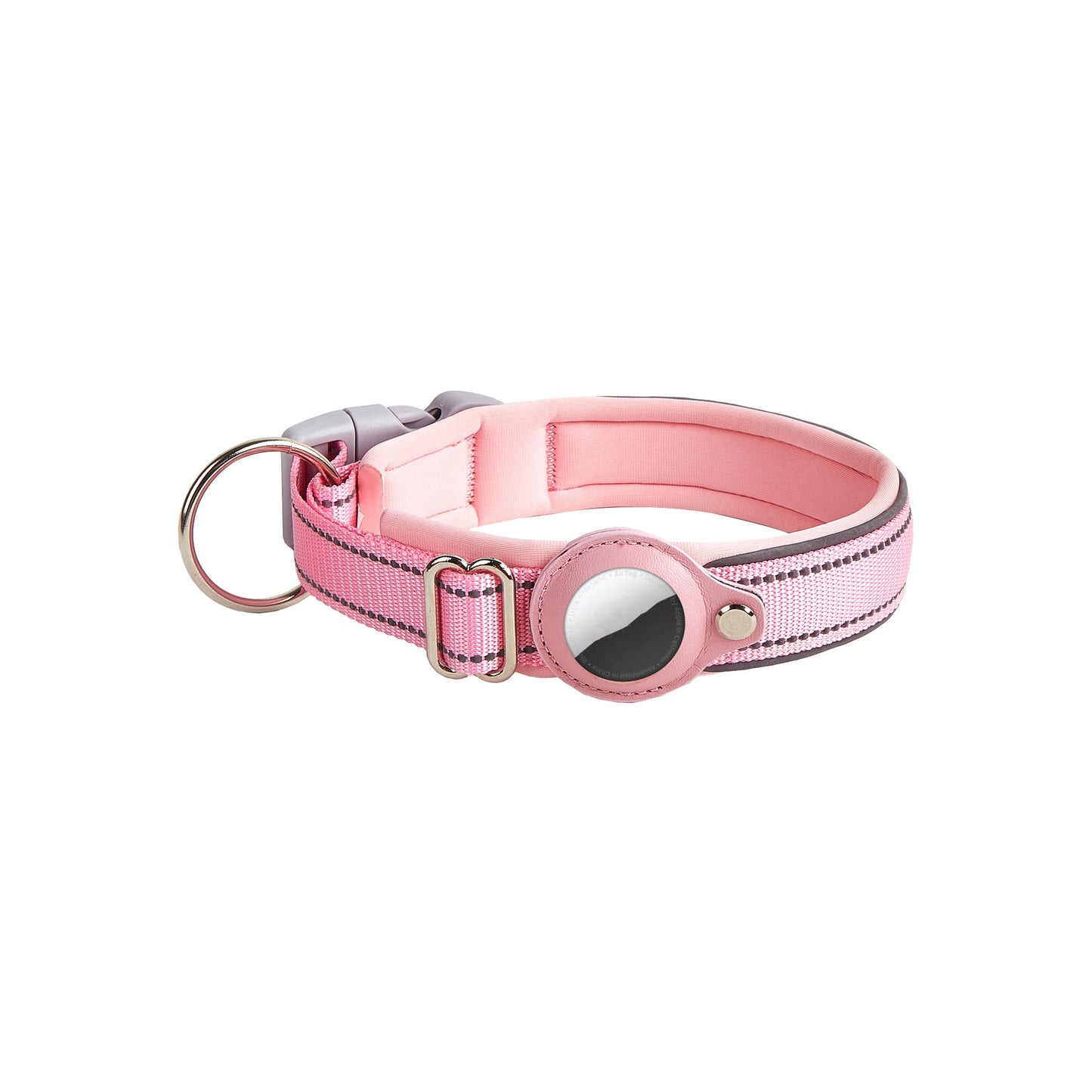 Premium Leather Airtag Dog Collar