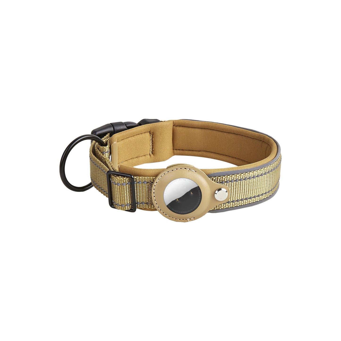 Premium Leather Airtag Dog Collar