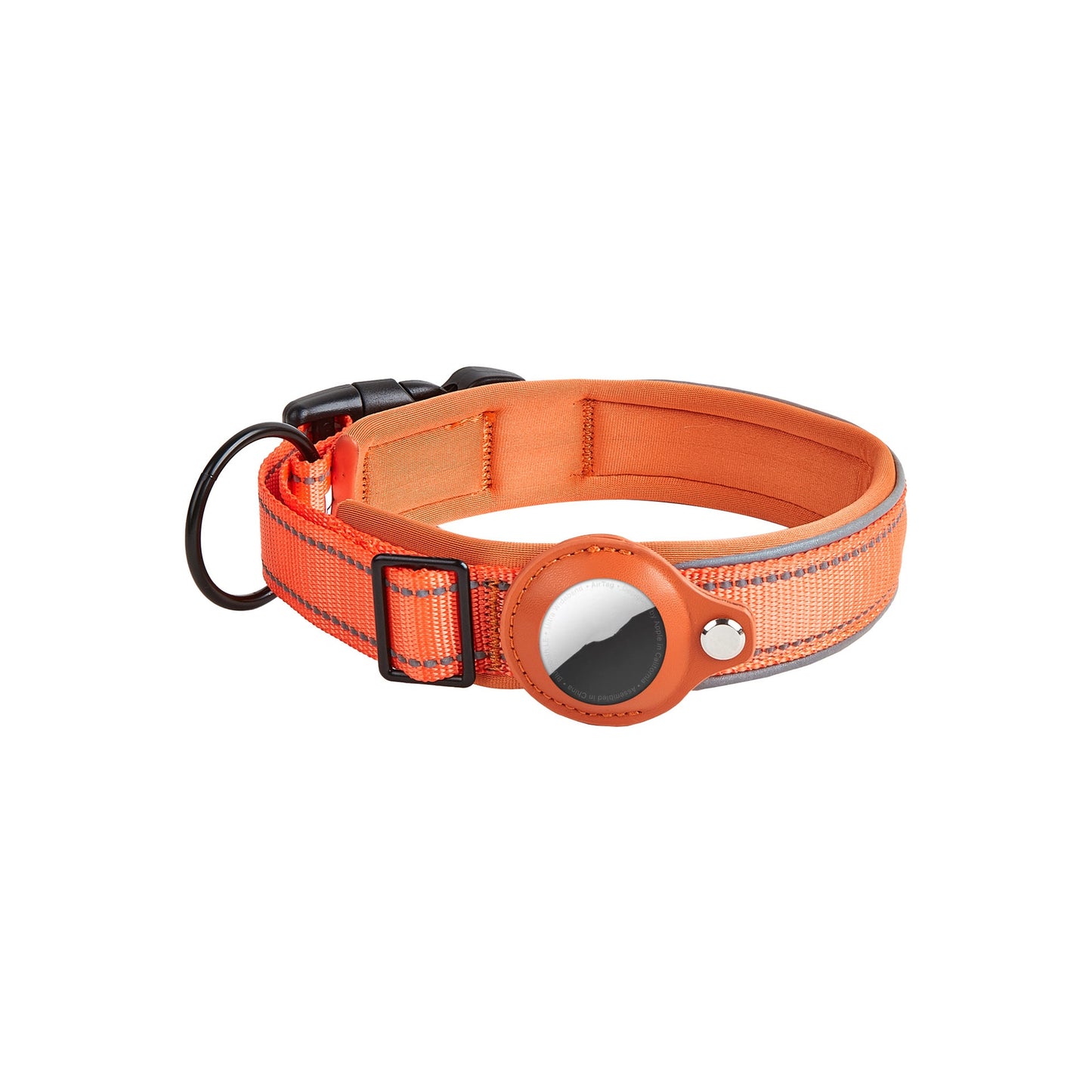 Premium Leather Airtag Dog Collar